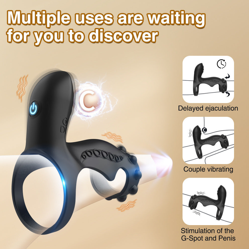 Silicone Male Prostate Massager – 9 Vibration & Thrust Modes, Remote-Controlled Anal Toy