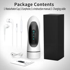 5 Vibrating 4 Sucking Men's Masturbation Cup Electric with Female Moans