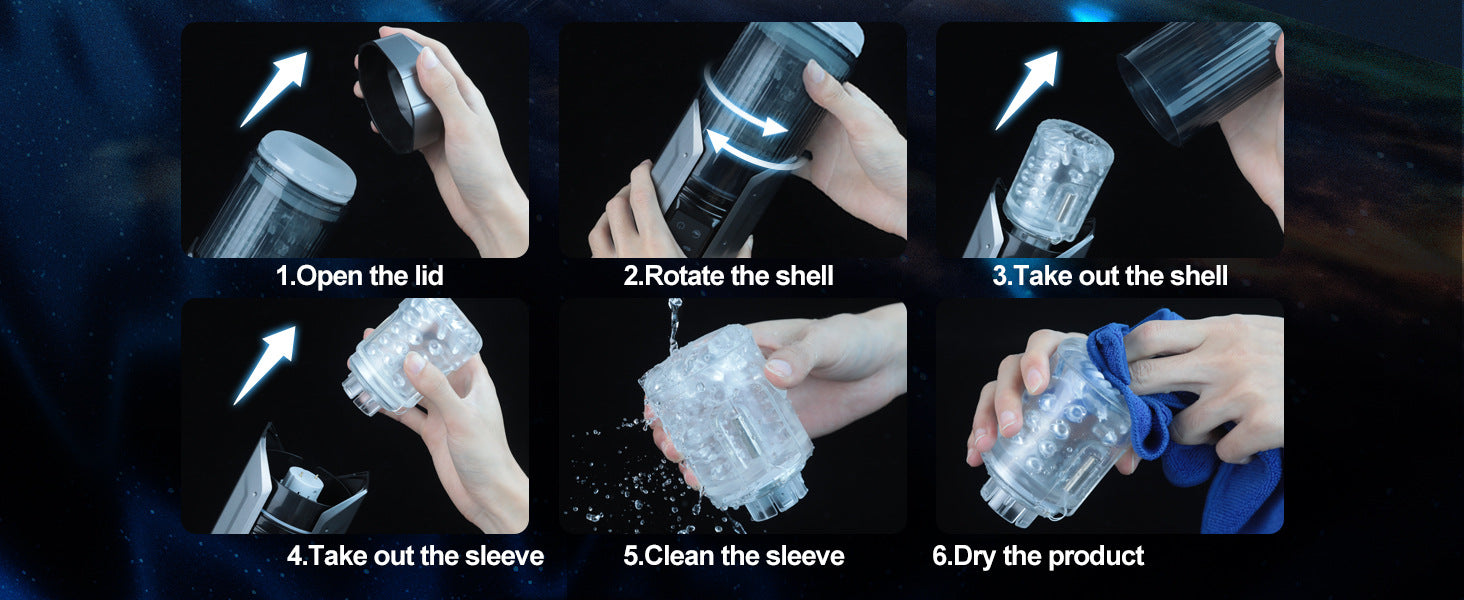 Automatic Male Masturbator Sex Toys - 3D Realistic Textured Blowjob Sex Toy