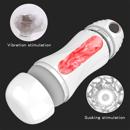 3D Automatic Male Masturbator Cup - 360° Suction, Vibration & Deep Throat