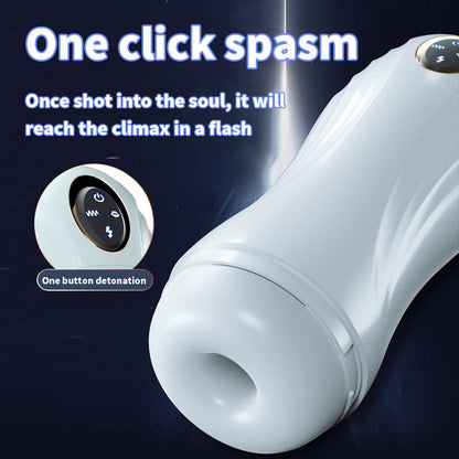 3D Automatic Male Masturbator Cup - 360° Suction, Vibration & Deep Throat
