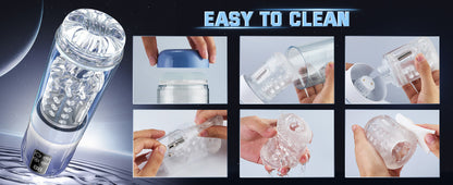 Automatic Male Masturbator with Thrusting, Licking & Vibration