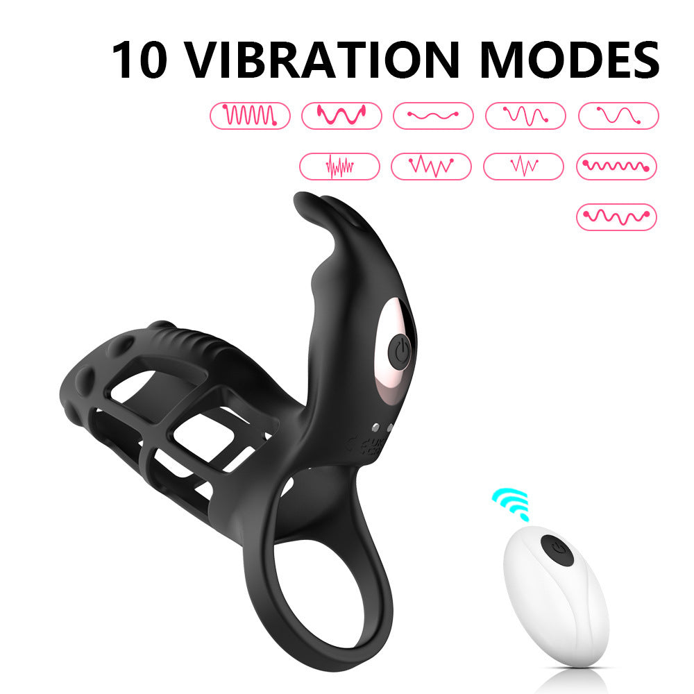 Vibration Cock Ring Wireless Remote Control APP Male Penis Ring