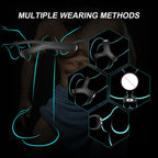 Male Cock Ring USB Charging Vibration Massage Male Masturbator