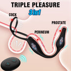 Wearable Erection Enhancer Cock Ring - Vibrating Stimulator Prostate Massager