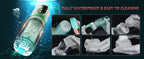 7 Thrusting Rotating Vibrating Sucking 3D Stroker Mens Sex Toys
