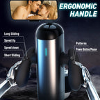 Interactive Dual-Handle Electric Male Masturbator