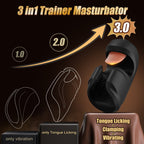 10 Modes Clamping, Vibration & Licking Stroker for Endurance Training