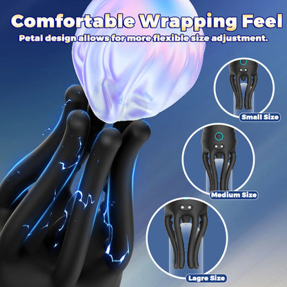Claw-Grip Automatic Male Penis Vibrator - Tentacle Sleeve with Multi-Mode Pulses