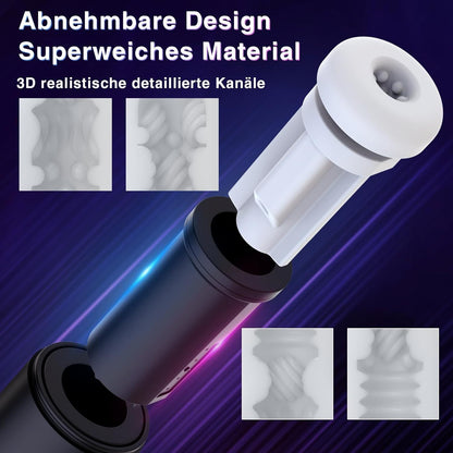 3-in-1 Automatic Male Masturbator Cup – Suction • Vibration • Heating High-Tech Sleeve