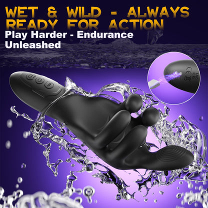 3-in-1 Automatic Male Masturbator – Vibrating, Clamping & Massaging Stroker