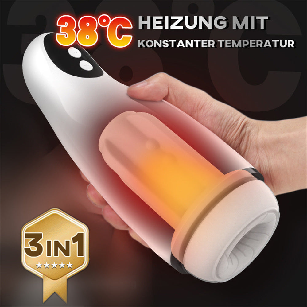 Sucking Vibrating Technology Stroker Masturbator for men