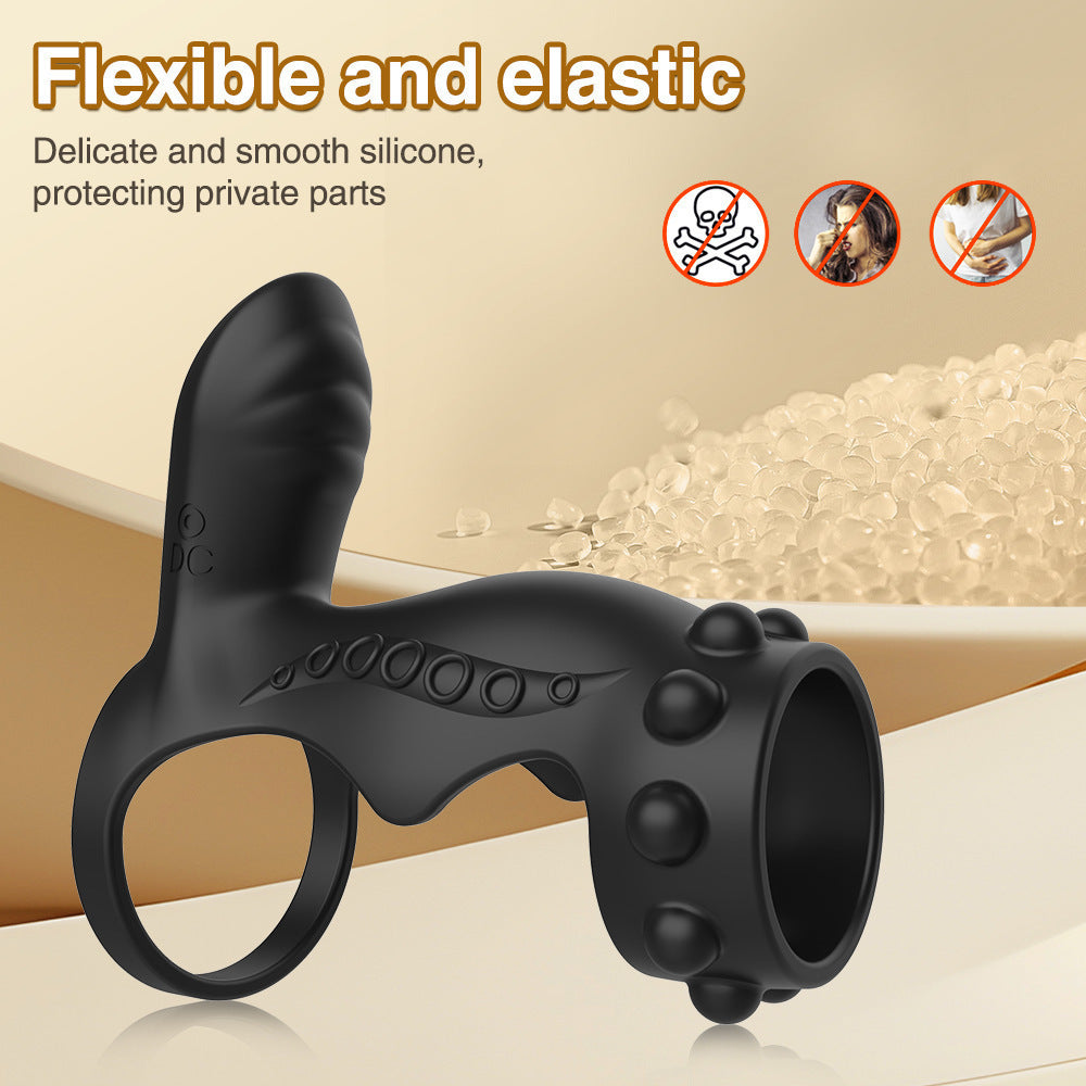 Silicone Male Prostate Massager – 9 Vibration & Thrust Modes, Remote-Controlled Anal Toy