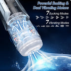 Automatic Male Masturbator Sex Toys - 3D Realistic Textured Blowjob Sex Toy