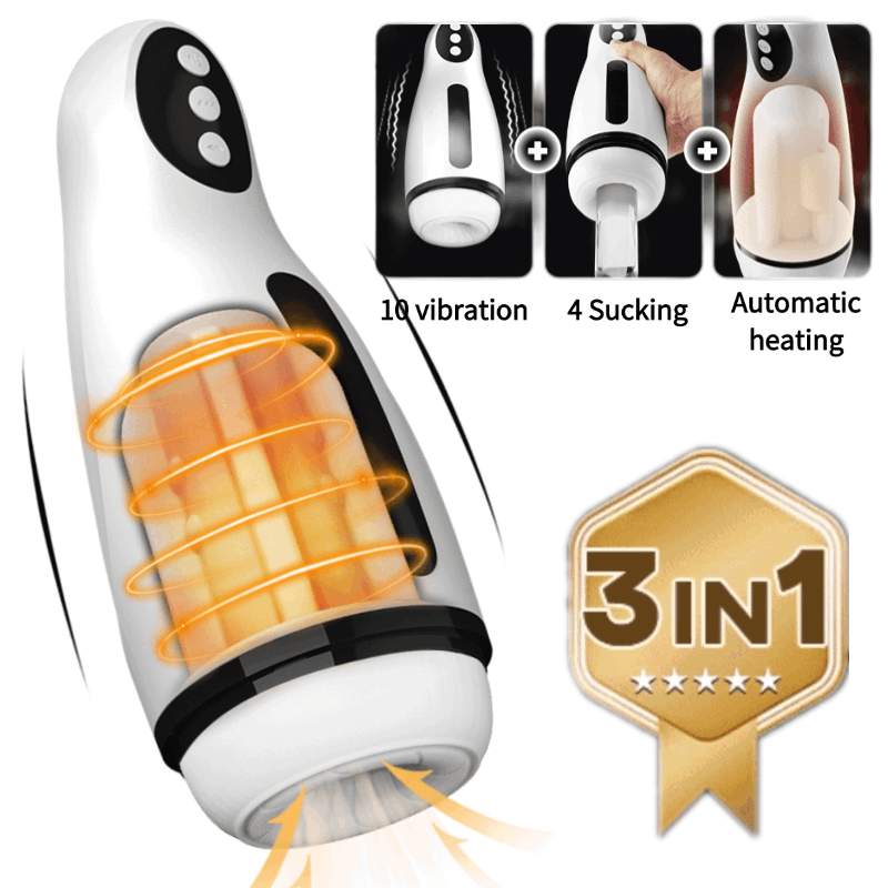 Sucking Vibrating Technology Stroker Masturbator for men