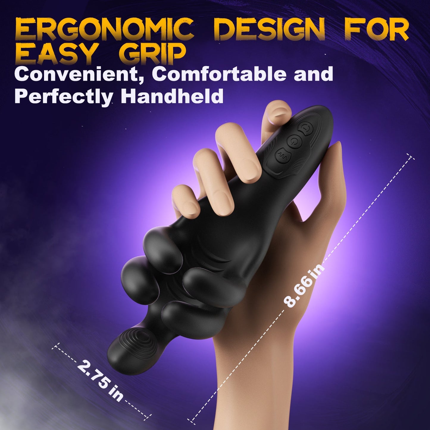 3-in-1 Automatic Male Masturbator – Vibrating, Clamping & Massaging Stroker