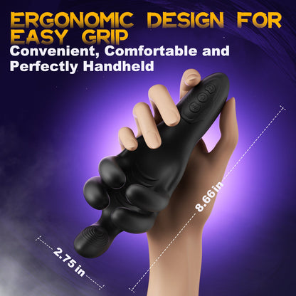 3-in-1 Automatic Male Masturbator – Vibrating, Clamping & Massaging Stroker