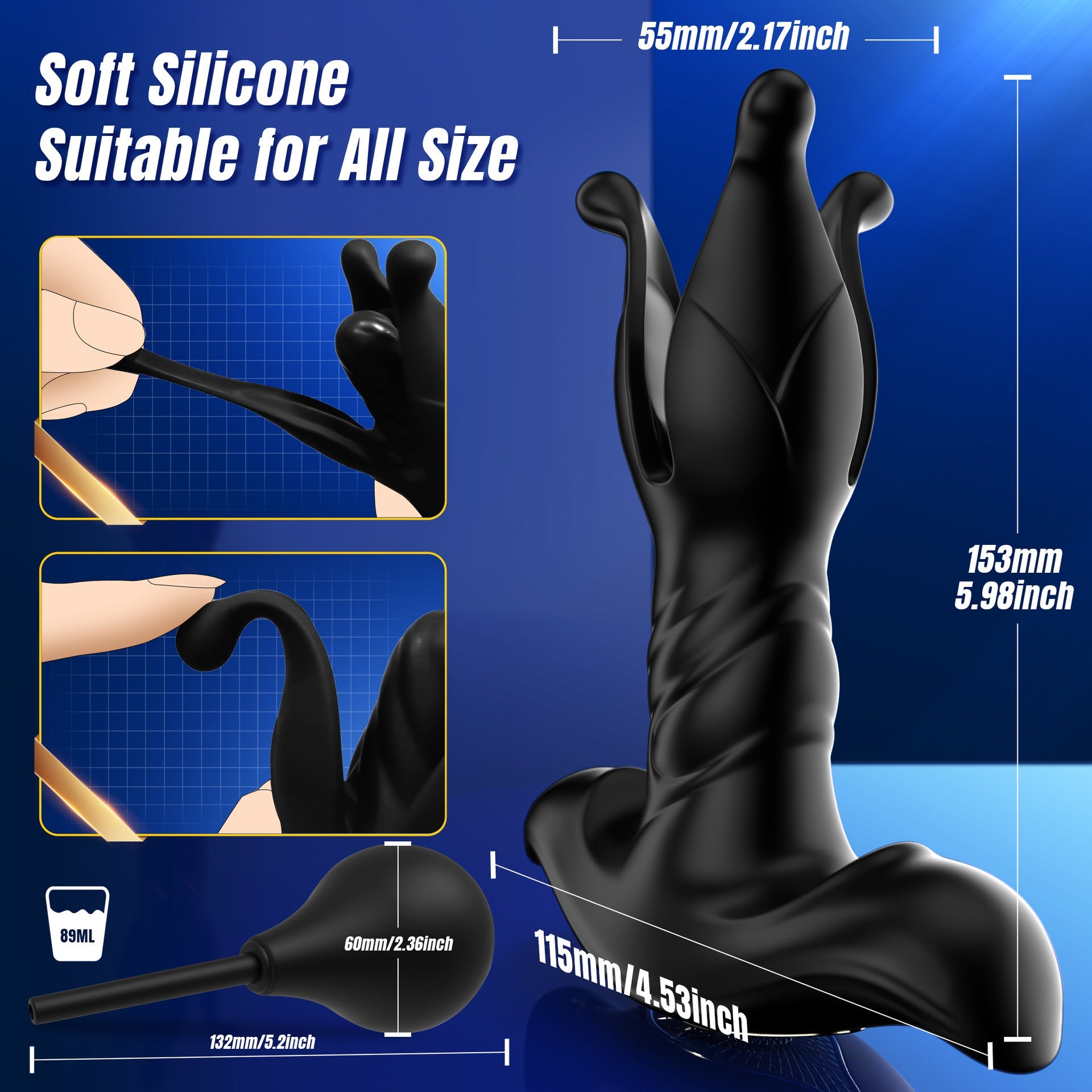 Male Prostate Massager – 9 Vibration & Thrust Modes, Remote-Controlled Anal Toy
