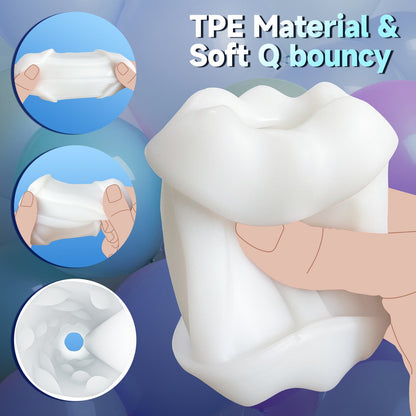 9 Sucking & Vibrating Handle Maturbator Cup with APP Control Phone Holder