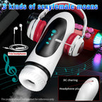 5 Vibrating 4 Sucking Men's Masturbation Cup Electric with Female Moans