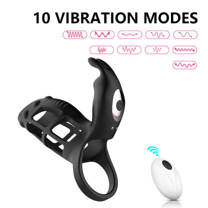 Vibration Cock Ring Wireless Remote Control APP Male Penis Ring