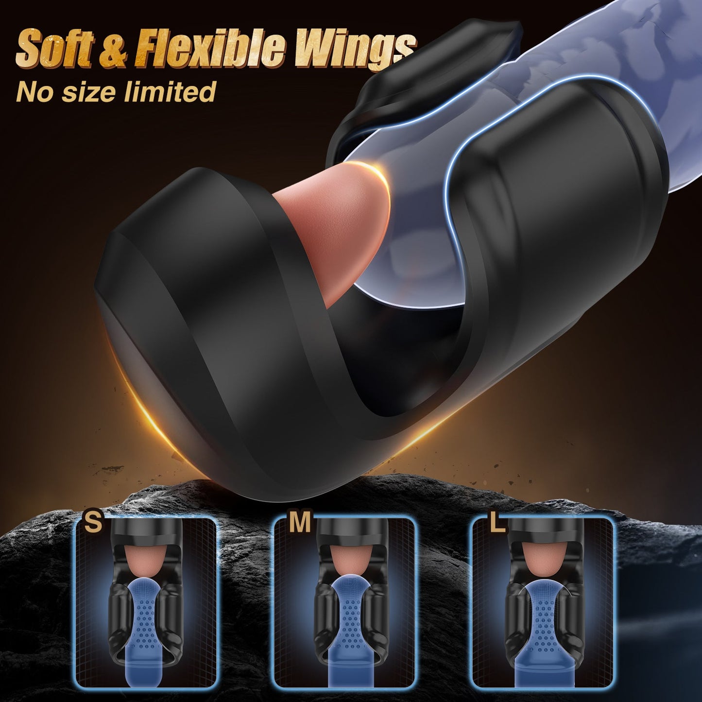 10 Modes Clamping, Vibration & Licking Stroker for Endurance Training