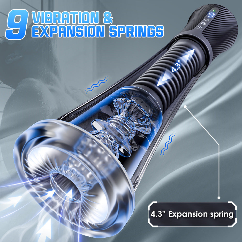 Penis Pump Enlarger - Transparent Visual Male Sex Toys