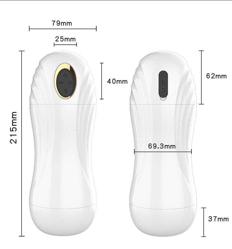 3D Automatic Male Masturbator Cup - 360° Suction, Vibration & Deep Throat