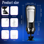 Hands-Free Male Masturbator - Automatic Suction & Vibration