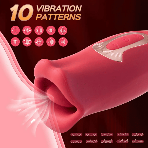 10 Modes and Speeds Stimulate Nipple Clitoral Vibrator