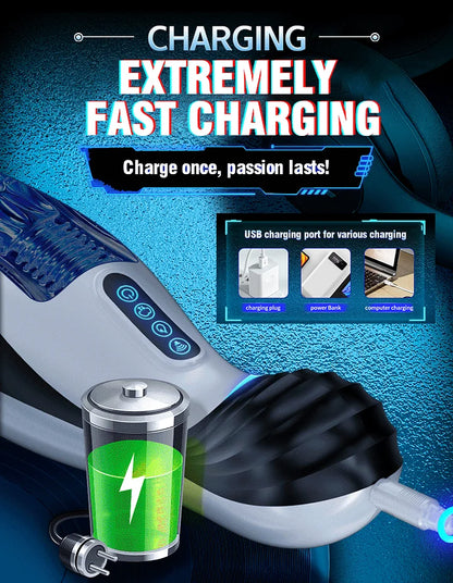 Soul - Sucking Vaginal Mouth Intelligent Heated Masturbator Adult Sex Toys For Men